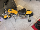 萌嘟嘟兒童電動(dòng)摩托車兩輪哈雷復(fù)古男女寶寶充電玩具車可坐大人暴風(fēng)騎士 黃色：全功能+渡光車架+加大鋰電 曬單實(shí)拍圖