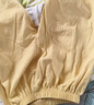 Aengbay昂貝 嬰兒防蚊褲夏季薄款休閑長(zhǎng)褲男女寶寶夏天打底嬰幼兒空調(diào)褲 姜黃色 90 cm 曬單實(shí)拍圖