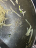哥思頓章丘大肚鍋手工鍛打老式炒鍋無(wú)涂層不粘輔食鍋 魚鱗款28cm 曬單實(shí)拍圖