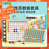 時光學磁性百數(shù)板數(shù)學教具套裝兒童3-8歲數(shù)字1到100加減乘除早教益智數(shù)感啟蒙男女孩小學生六一兒童禮物 曬單實拍圖