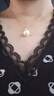 南珠宮靈思淡水珍珠吊墜18K金圓強光簡(jiǎn)約女款時(shí)尚禮物 金色K金托 9-9.9mm 曬單實(shí)拍圖