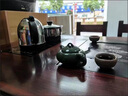 晟耀老船木茶桌椅組合一桌五椅實木茶臺功夫泡茶幾一體套裝辦公室 1.35米單桌(無椅子) 整裝 曬單實拍圖