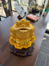 銅雀天驕金蟾招財(cái)擺件公司新店開(kāi)業(yè)大吉禮物生意興隆高檔禮品金蟬大擺件 沙金小號(hào)尺寸約30*30*31cm 曬單實(shí)拍圖
