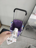 美納美買菜車購物車拖車小拉車?yán)先速I菜手拉車爬樓可折疊拉桿行李車小車 送贈(zèng)品-普通發(fā)泡兩輪款【紫色】 曬單實(shí)拍圖
