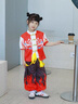 G.DUCKKIDS小黃鴨哪吒衣服魔童降世cos兒童漢服男女童夏季中國風(fēng)六一演出服 套裝加道具 120 尺碼5~6歲【110-120cm】cm 曬單實(shí)拍圖