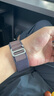 表帶哥適用蘋(píng)果手表表帶s10表帶高定款夏天夏季透氣9/8/7iwatch45/46/49MM/ultra2高山尼龍表帶回環(huán)靛藍(lán)M 曬單實(shí)拍圖