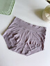 雅鹿莫代爾內褲女士夏季薄款抗菌純棉襠加肥加大碼胖mm300斤高腰短褲 【紫色+膚色+綠色】 3條 XL （建議110-140斤） 曬單實(shí)拍圖