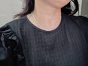 京潤(rùn)珍珠項(xiàng)鏈女本真925銀淡水珍珠年輕款小米珠項(xiàng)鏈疊搭自戴生日禮物 曬單實(shí)拍圖