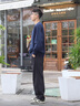 Teenie Weenie Men小熊男裝休閑寬松380g毛圈圓領(lǐng)大熊印花套頭衛(wèi)衣 藏青 L 曬單實(shí)拍圖