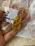老廟黃金足金幾何項鏈簡(jiǎn)約素鏈小眾設計送女朋友送老婆新年禮物 曬單實(shí)拍圖