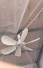 志高（CHIGO）小吊扇 小型電風(fēng)扇 小風(fēng)扇家用學(xué)生宿舍床上大風(fēng)力6頁(yè)蚊帳扇懸掛式微風(fēng)吊扇便攜小電扇 新升級-標配款6葉 曬單實(shí)拍圖