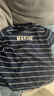 馬登工裝美式復古男士polo衫條紋撞色老錢(qián)風(fēng)翻領(lǐng)黑色T恤男寬松短袖夏 靜謐黑【新款/痞帥/男裝輕奢高級感】 M 曬單實(shí)拍圖