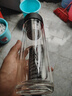 PAKCHOICE茶水分離杯磁彈泡茶磁吸力玻璃水杯子男士雙層防燙便攜車(chē)載耐高溫 曬單實(shí)拍圖