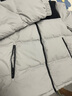 黑冰戶外女款700蓬鵝絨短款防水透濕加厚鵝絨羽絨服FDE8577/FAF8577 黑灰 2XL 曬單實拍圖