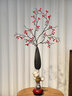 檀花美時來運(yùn)轉(zhuǎn)花瓶玄關(guān)擺件入戶客廳電視柜紅果迎客松裝飾喬遷開業(yè)禮物 石來運(yùn)轉(zhuǎn)錢袋福熊花瓶+如意紅果 曬單實拍圖