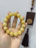 亞梵尼天然蜜蠟手串女款俄料雞油黃轉(zhuǎn)運(yùn)單圈手鏈小眾精致中秋節(jié)日禮物 【收藏級(jí)】白妖花蜜蠟-12mm 曬單實(shí)拍圖