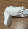 FED簡約小白鞋春季新款女鞋厚底板鞋真皮休閑鞋女款D0129-YAB613 米色 37 曬單實拍圖
