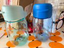 特百惠（Tupperware）水杯塑料杯350ml嘟嘟企鵝杯 密封防漏便攜學(xué)生兒童水杯子 海霧藍 350ml 曬單實(shí)拍圖