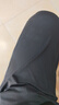 名創(chuàng)優(yōu)品（MINISO）重磅短褲男生夏季新款淺米色百搭透氣休閑運(yùn)動(dòng)中褲男 黑 3XL 曬單實(shí)拍圖