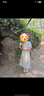 羅蒙女童漢服鞋子中國風學(xué)生古裝表演舞蹈鞋老北京布鞋繡花鞋 米色 30 曬單實拍圖