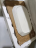 蘭圣佳創(chuàng)意33件碗碟套裝陶瓷碗筷組合泡面湯碗餐具套裝碗盤家用飯碗 純白 4碗4盤4勺2面碗送10筷 曬單實拍圖