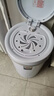 奧克斯（AUX）脫水機家用大容量不銹鋼甩干機甩干桶 小型宿舍公寓出租房單脫水甩干迷你脫水桶大家電器 10斤鋼桶款【不銹鋼桶一鍵啟動平穩(wěn)運作干至九成】 曬單實拍圖