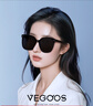 威古氏（VEGOOS）偏光太陽(yáng)鏡男防紫外線(xiàn)方框墨鏡女開(kāi)車(chē)駕駛眼鏡七夕禮物 曬單實(shí)拍圖