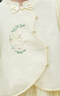 英氏（YEEHOO）女童漢服兒童衣服夏季國風(fēng)新中式盤(pán)扣短袖夏裝新款復古中大童裝 (紫夢(mèng)風(fēng)鈴A)米白 150 曬單實(shí)拍圖