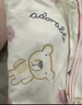 愛慕兒童內褲女童莫代爾中腰平角短褲女孩四季印花內褲粉點熊100 曬單實拍圖