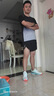 莫代爾跑步運(yùn)動(dòng)套裝男夏冰絲速干短袖健身衣服馬拉松田徑訓(xùn)練短褲裝備t 漸綠套裝【速干 吸汗 冰絲】帶內(nèi) M (115-130斤) 曬單實(shí)拍圖