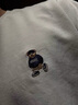 SPAO韓國同款刺繡小熊純棉短袖男女生百搭休閑寬松t恤SPDX25SD01LD 白#SP海軍熊 XL 曬單實(shí)拍圖