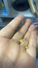 周六福（ZLF）七夕禮物  黃金耳飾女小金花四葉草耳釘足金999首飾 計價 0.76g 曬單實拍圖