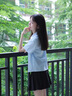 京多夢日系甜美風(fēng)時尚襯衫女2025新款潮流領(lǐng)結(jié)寬松百搭襯衣短袖上衣 藍(lán)色 M 藍(lán)色（85-110斤） 曬單實(shí)拍圖