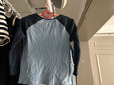 davebell戴維貝拉男童T恤兒童上衣童裝秋裝寶寶嬰兒衣服男孩打底衫DBJ18131藍色90cm 曬單實(shí)拍圖