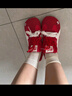 回力女鞋夏季網(wǎng)面透氣德訓鞋女新款輕便百搭休閑學生板鞋 紅米  39  曬單實拍圖