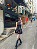 小野和子小腿過(guò)膝襪子女戶(hù)外休閑襪 30cm小腿襪-黑色  曬單實(shí)拍圖