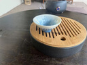 季慕家窯變結晶釉斗笠杯家用茶杯陶瓷功夫茶具主人杯個人專用品茗杯 結晶釉斗笠杯(藍) 200mL以下 曬單實拍圖