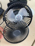 拾禺風扇小型家用靜音usb辦公室桌面臺式學生宿舍便攜床上迷你夾扇戶外大風力充電式超長續(xù)航車載電風 曜石黑【20000mAh】續(xù)航36小時 4寸扇面  10000mAh 曬單實拍圖
