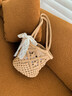 YUYULA包包女包編織包海邊休閑度假單肩沙灘包生日禮物高級感送女友老婆 曬單實(shí)拍圖