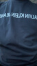 Calvin Klein Jeans夏季男士休閑簡約ck撞色鏤空字母舒適圓領短袖T恤J323926 BEH-太空黑 XL 曬單實拍圖