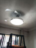 歐普2025款變頻靜音風(fēng)扇燈led隱形吊扇一體52寸客廳燈家用餐廳吊扇燈 白黑  48寸小愛語音變頻三色 曬單實拍圖