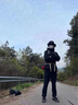戎美丹尼登山帽+面罩+眼鏡戶外百搭套裝女秋季遮陽帽帽大帽檐漁夫帽透氣 卡其色四件套【帽子+護目鏡+無痕口罩+袖套】 曬單實拍圖