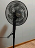 美的（Midea）電風(fēng)扇 家用風(fēng)扇 落地扇 7葉遠(yuǎn)距強風(fēng)電扇 立式輕音節(jié)能可定時降溫 黑色機械款 【風(fēng)速309m/min】超級單品 曬單實拍圖