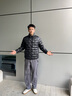 高梵黑金鵝絨服小黑金5.0小金磚輕薄短款2025年新款男士羽絨服 亮面 XL 曬單實(shí)拍圖
