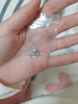 芯奢s999純銀藍色鳶尾花耳線女2025新款高級感三葉花耳環(huán)氣質(zhì)耳釘耳飾 藍色鳶尾花耳線一對【999足銀】 曬單實拍圖