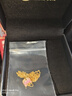 中國黃金（CHINA GOLD）黃金項鏈女士足金雙面貓咪頭純金吊墜七夕情人節(jié)禮物送女友老婆 吊墜約0.6g*配足金閃O鏈*甄選禮盒 曬單實拍圖