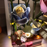 若客（ROKR）花間集綻放綺夢 積木花束動態(tài)永生花diy手工拼裝玩具生日禮物創(chuàng)意 曬單實拍圖