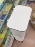 日本進(jìn)口廚房垃圾桶可移動(dòng)加高雙層大容量收納桶免彎腰夾縫置物架 灰-三層-含輪子/贈垃圾袋1卷 曬單實(shí)拍圖