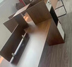 宜造（YIZAO）職員辦公桌電腦桌簡(jiǎn)約現代員工辦公桌2/四人位桌椅組合電腦桌子 【四人位+四椅】原野橡木色270cm 曬單實(shí)拍圖