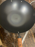 王源吉鐵鍋炒鍋精鑄鐵無涂層不沾炒菜鍋具燃氣灶電磁爐通用36cm 曬單實拍圖